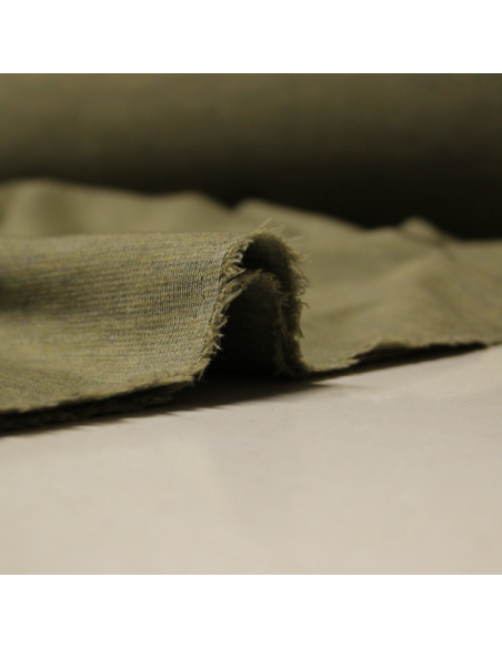 Punto Milano laine & élasthanne - Vert olive