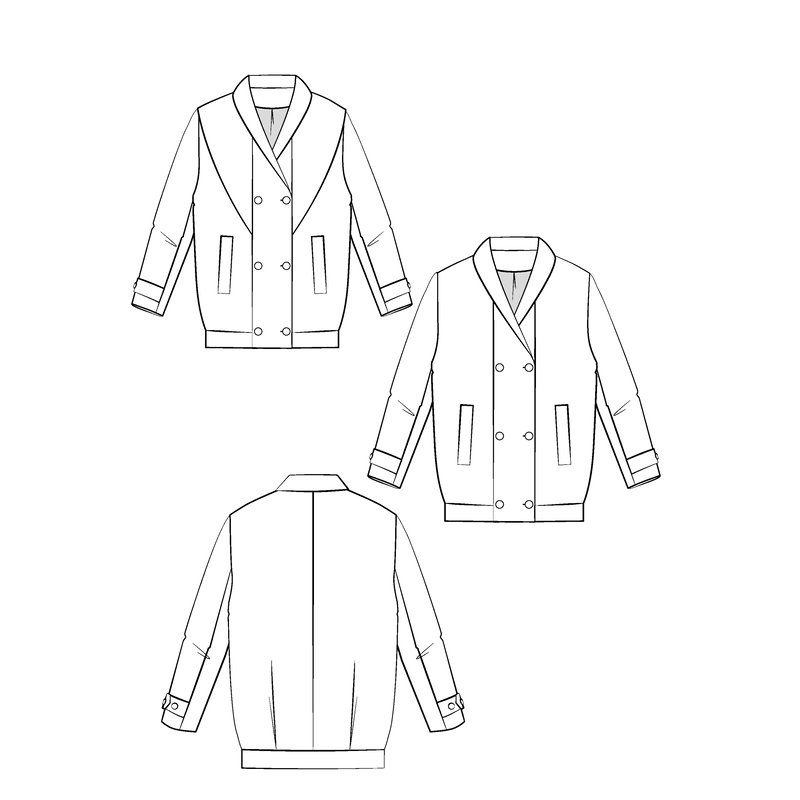 Patron Maison Fauve - Manteau Cliff