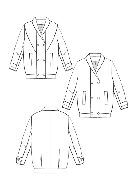 Patron Maison Fauve - Manteau Cliff