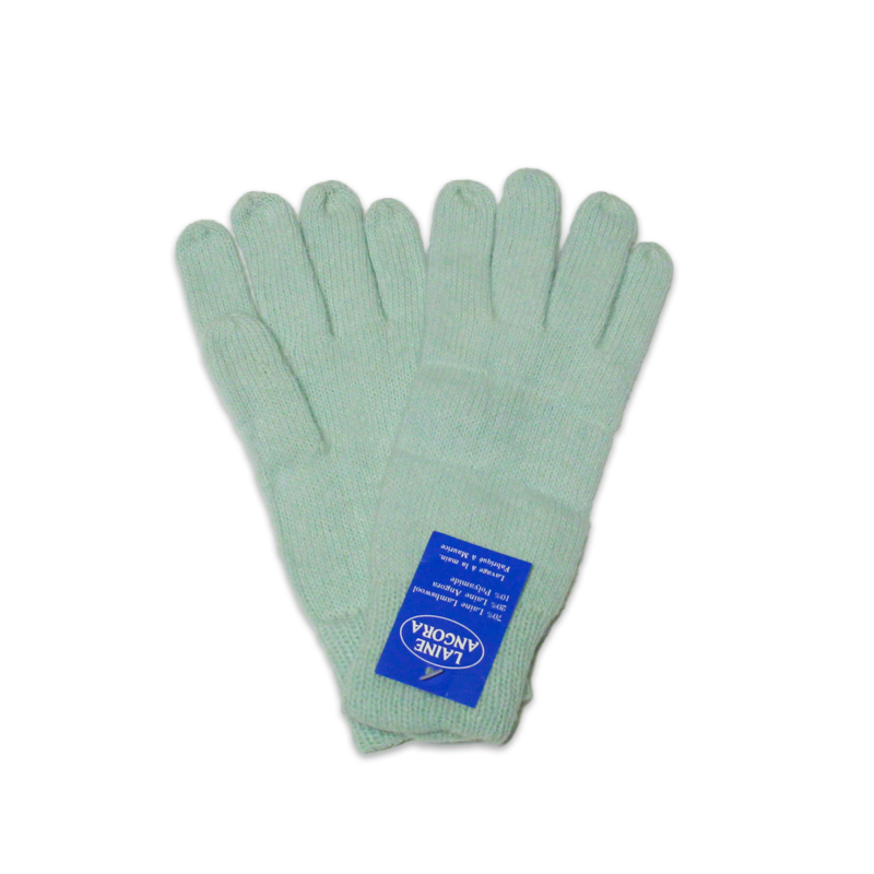 Gants laine & Angora - Menthe (Taille S)