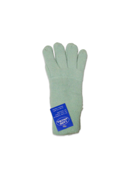Gants laine & Angora - Menthe (Taille L)