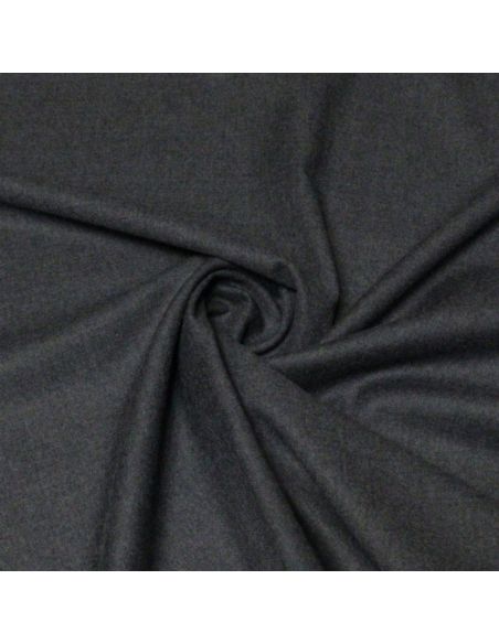 Flanelle 100% laine vierge - Gris (Coupon de 2.40 mètres)