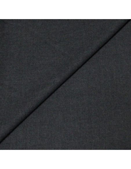 Flanelle 100% laine vierge - Gris (Coupon de 2.40 mètres)