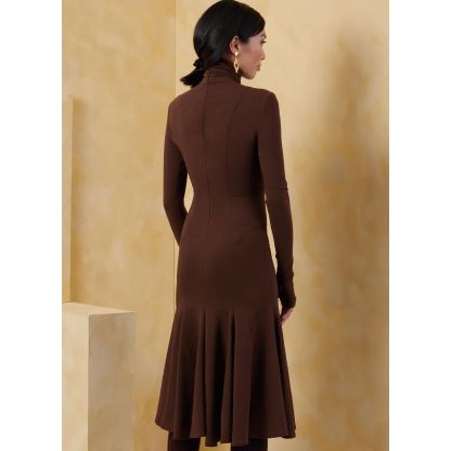 Patron Vogue 2064 H5 (34-42) - Robe en maille pour femme 2