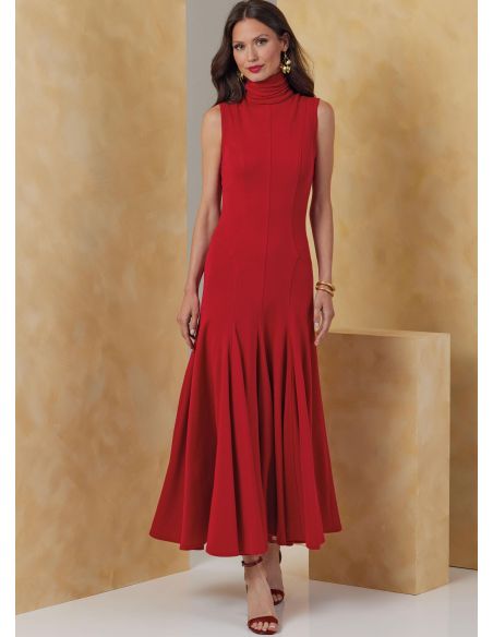 Patron Vogue 2064 H5 (34-42) - Robe en maille pour femme