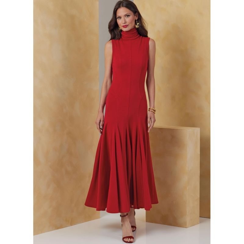 Patron Vogue 2064 U5 (44-52) - Robe en maille pour femme