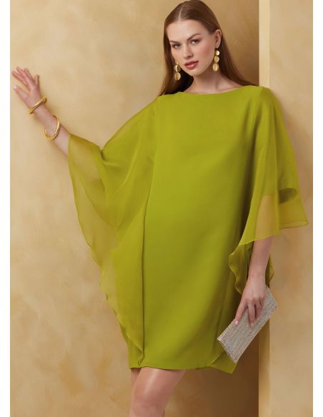 Patron Vogue 2065 Y5 (46-54) - Robe colonne doublée avec bretelles en biais