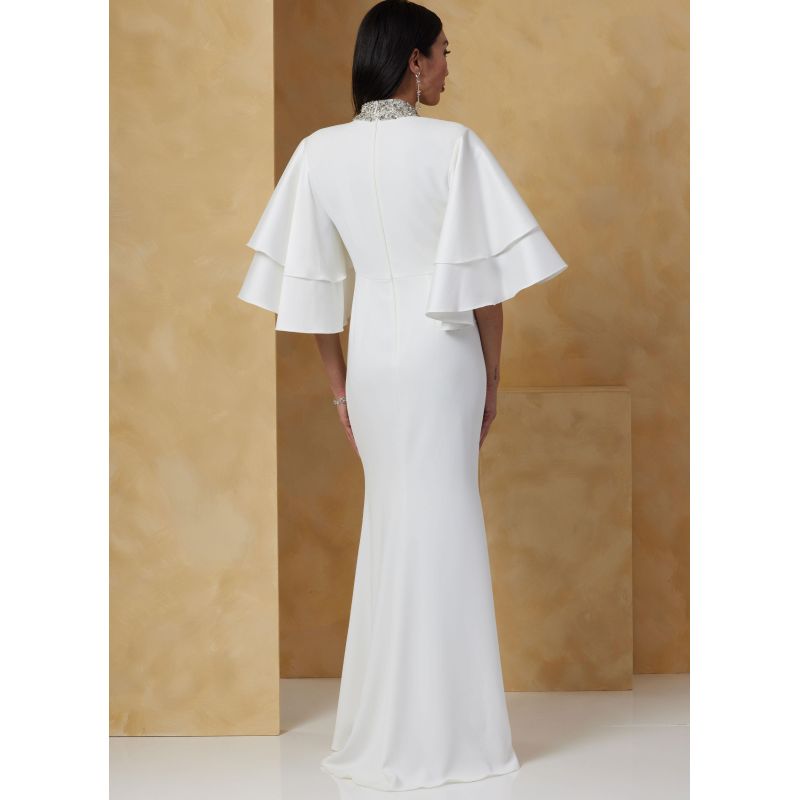 Patron Vogue 2066 U5 (44-52) - Robe sirène avec encolure en V profond