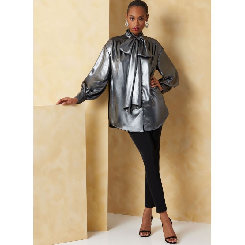 Patron Vogue 2068 Y5 (46-54) - Hauts pour femme avec ceinture
