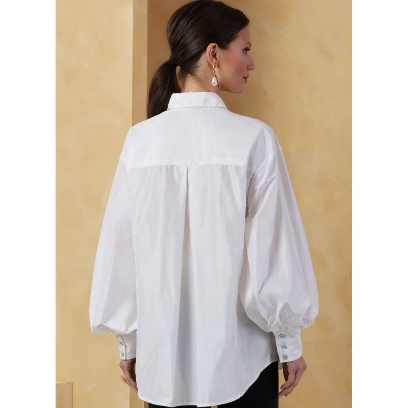 Patron Vogue 2068 Y5 (46-54) - Hauts pour femme avec ceinture