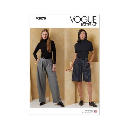 Patron Vogue 2070 Y5 (46-54) - Shorts et pantalons pour femme