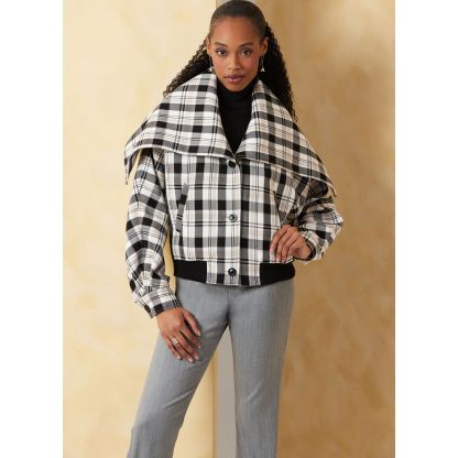 Patron Vogue 2072 - Veste bomber pour femme 2