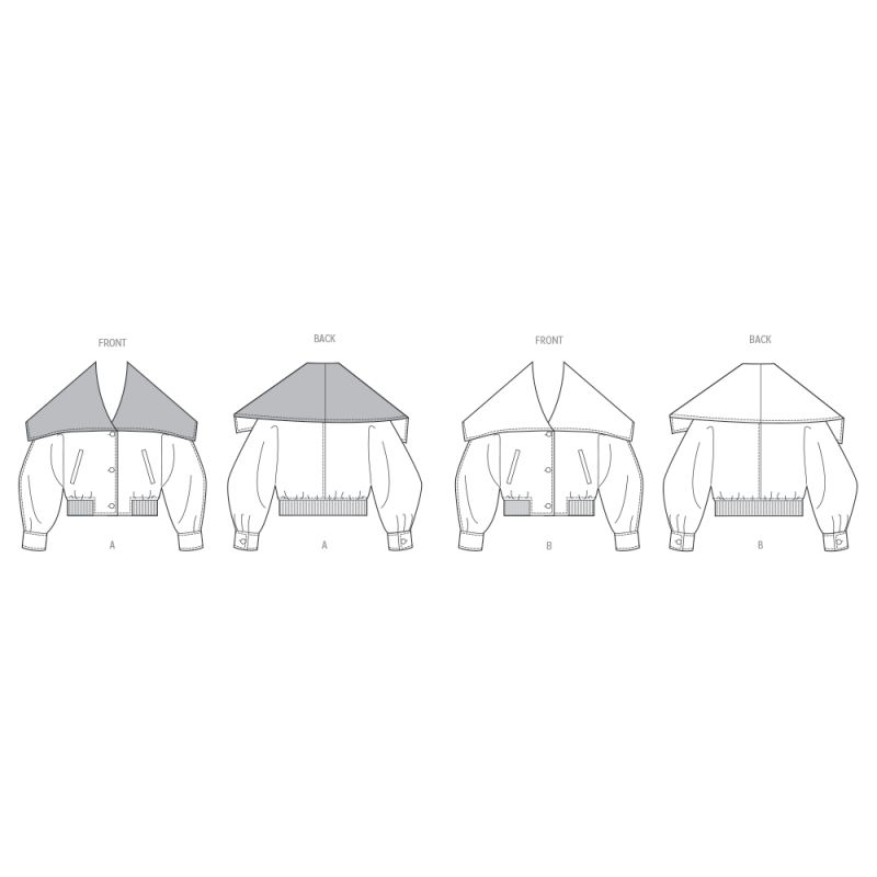 Patron Vogue 2072 - Veste bomber pour femme