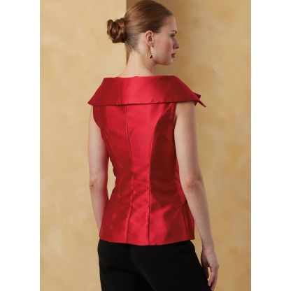 Patron Vogue 2073 Y5 (46-54) - Veste pour femme avec variations de manches 2