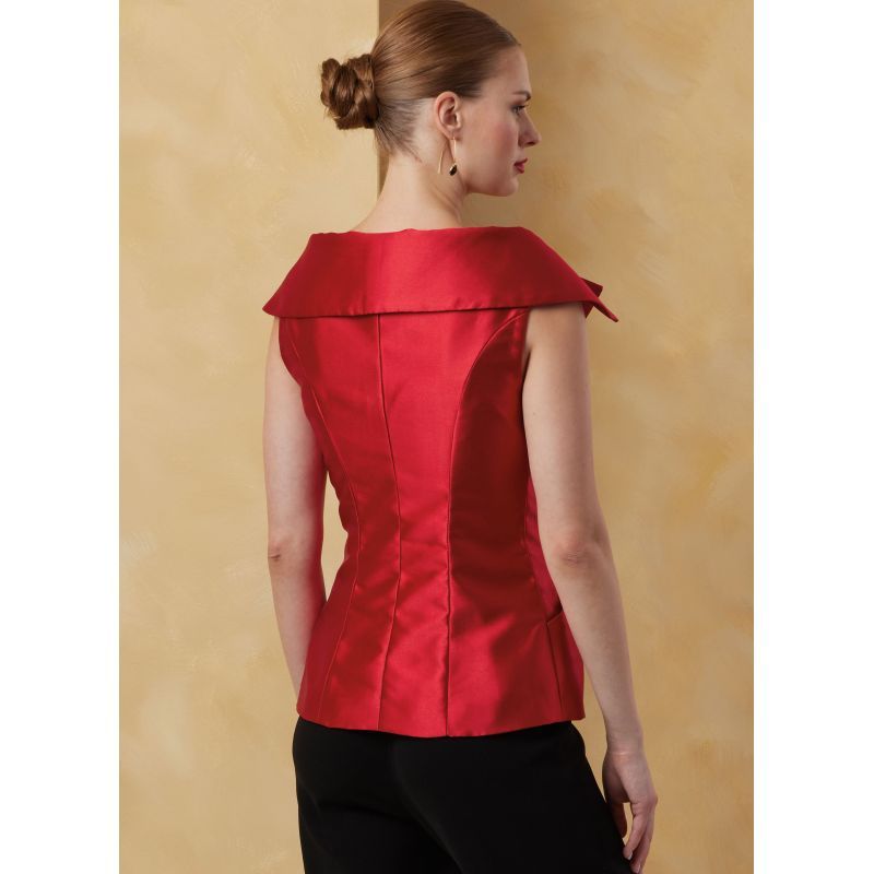 Patron Vogue 2073 Y5 (46-54) - Veste pour femme avec variations de manches