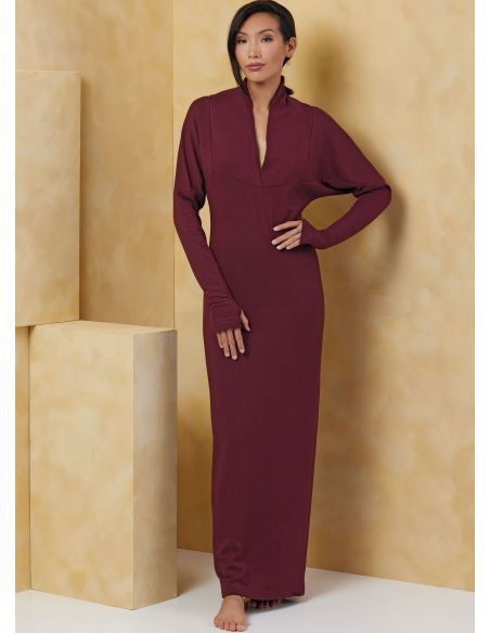 Patron Vogue 2076 B5 (36-44) - Robe et haut en maille pour femme