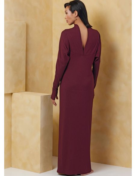 Patron Vogue 2076 B5 (36-44) - Robe et haut en maille pour femme