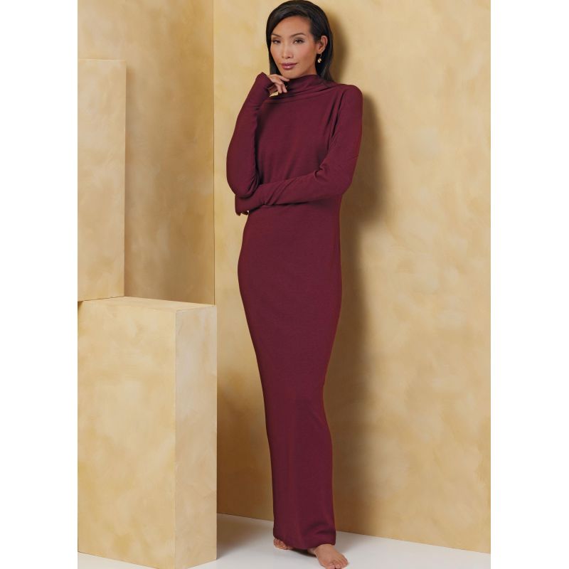 Patron Vogue 2076 B5 (36-44) - Robe et haut en maille pour femme