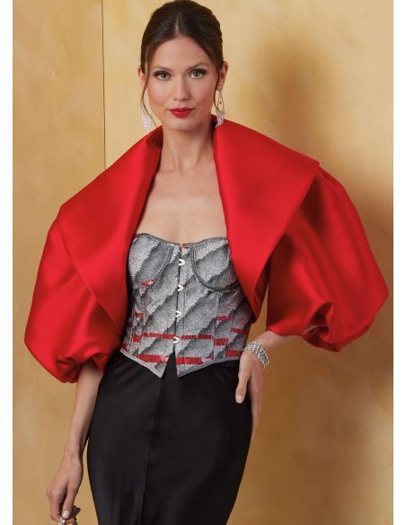 Patron Vogue 2078 - Boléro et capes pour femme