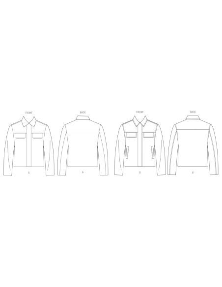 Patron Vogue 2080 BB (56-64) - Vestes pour homme