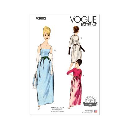 Patron Vogue 2082 Y5 (46-54) - Robe et boléro pour femme