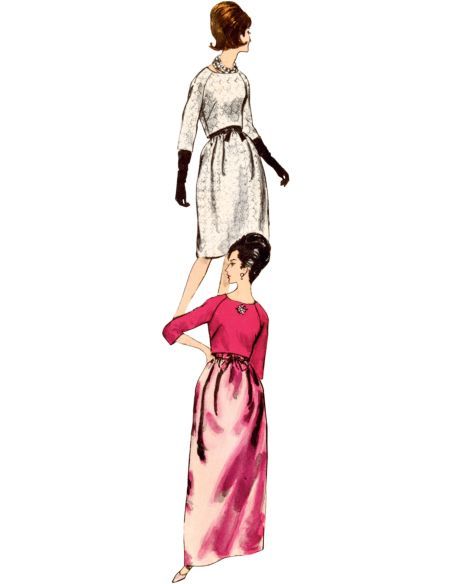 Patron Vogue 2082 Y5 (46-54) - Robe et boléro pour femme