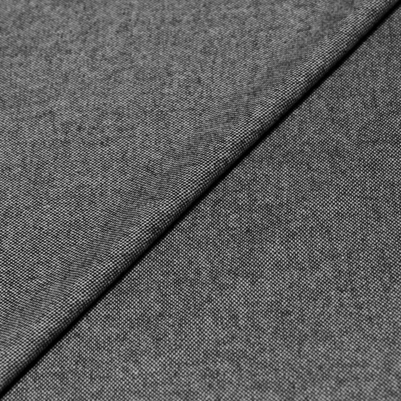Tweed de laine léger - Noir & blanc