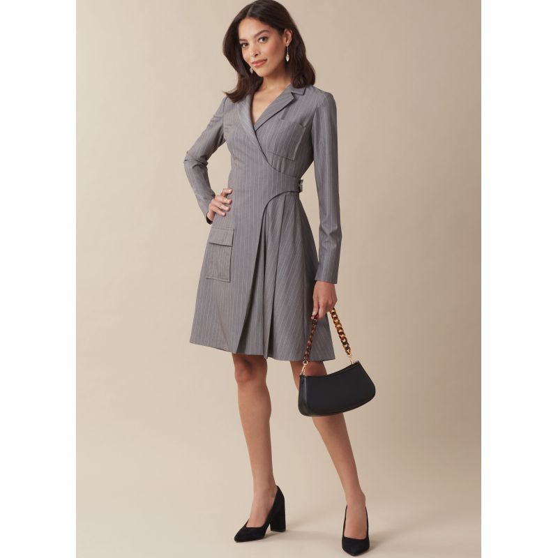Patron McCall's 8528.Y5 - Robe blazer élégante