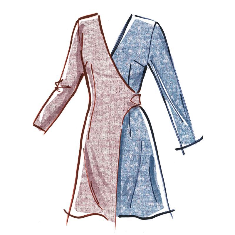 Patron McCall's 8528.Y5 - Robe blazer élégante