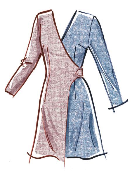 Patron McCall's 8528.Y5 - Robe blazer élégante