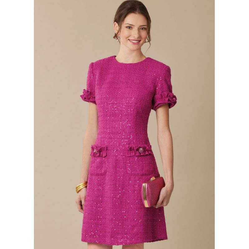 Patron McCall's 8529.D5 - Robe fourreau avec variations de manches