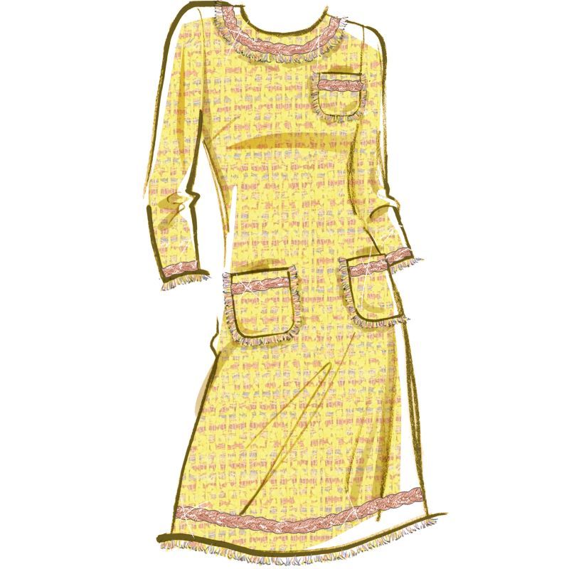 Patron McCall's 8529.R5 - Robe fourreau avec variations de manches