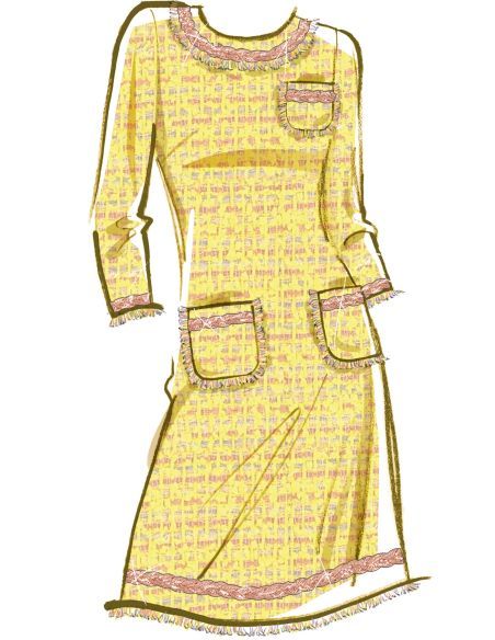 Patron McCall's 8529.R5 - Robe fourreau avec variations de manches