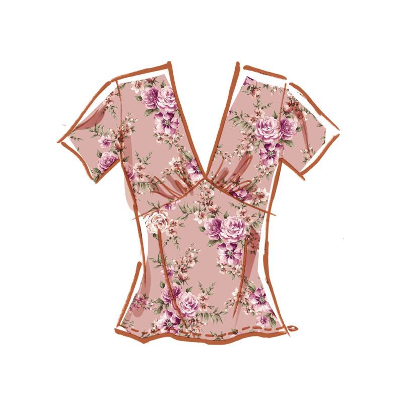 Patron McCall's 8530.Y5 - Haut féminin avec variations de manches