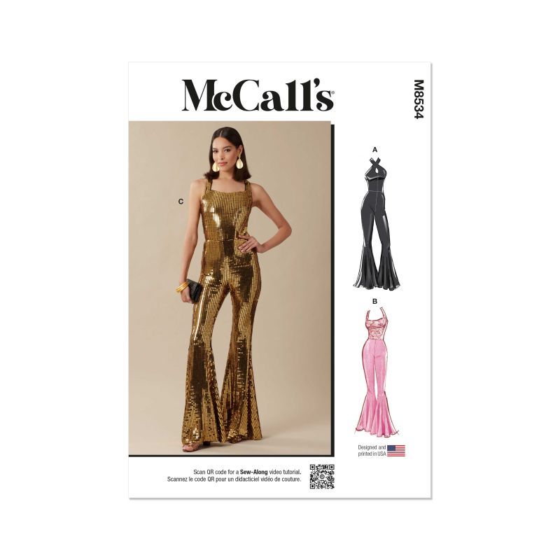 Patron McCall's 8534.H5  - Combinaison élégante pour femme