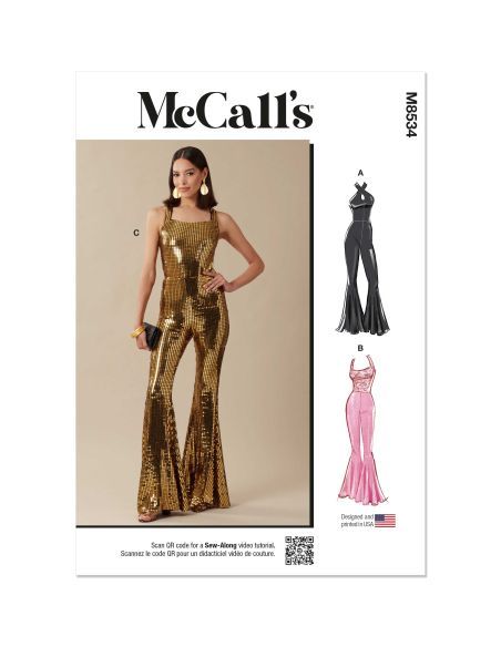 Patron McCall's 8534.H5  - Combinaison élégante pour femme