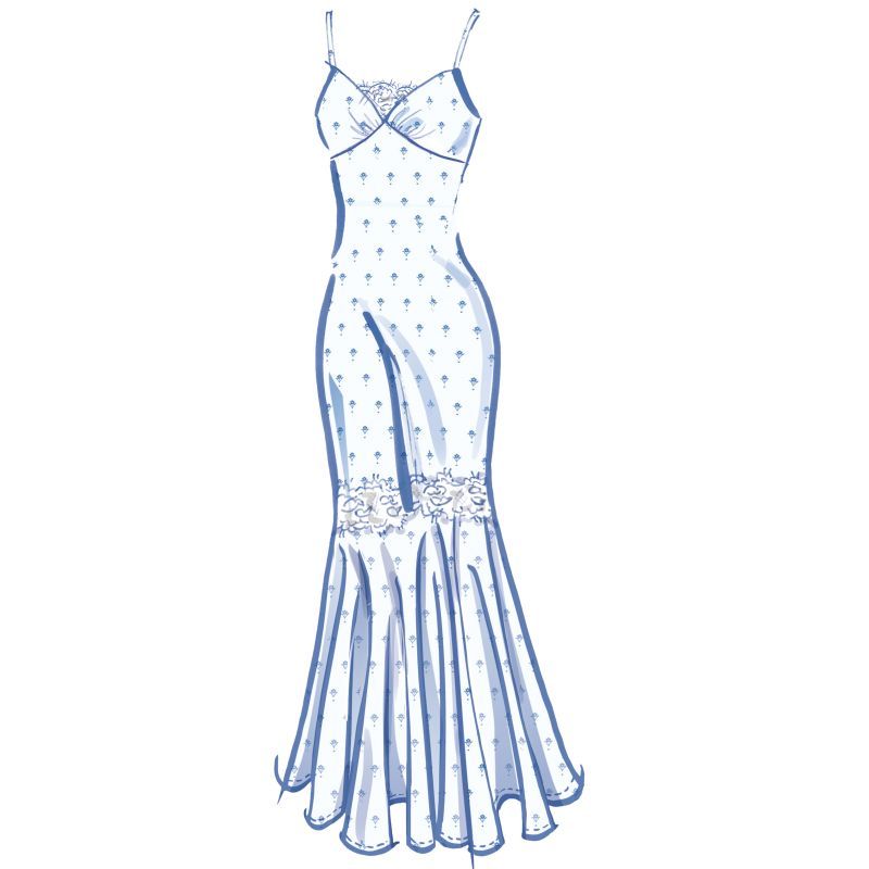Patron McCall's 8535.AA - Chemise de nuit et robe pour femme