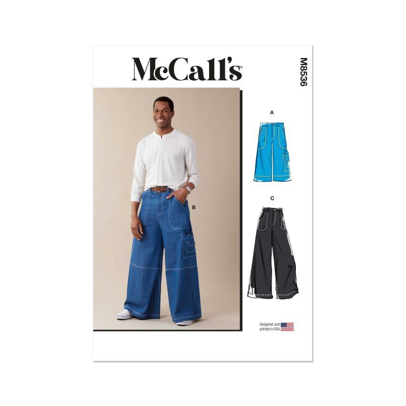 Patron McCall's 8536.AA - Shorts et pantalons pour homme