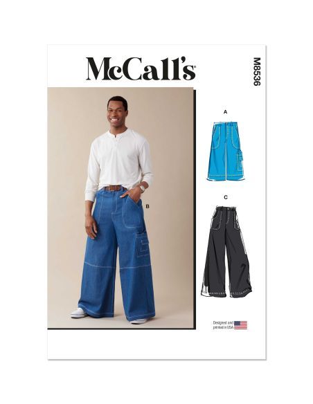 Patron McCall's 8536.BB - Shorts et pantalons pour homme