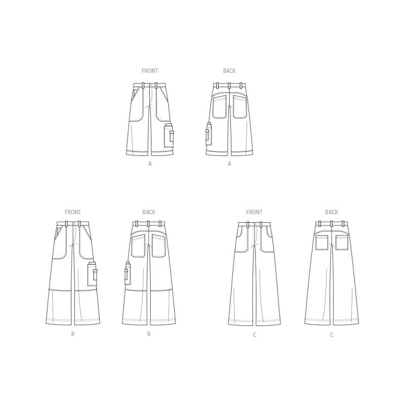 Patron McCall's 8536.BB - Shorts et pantalons pour homme