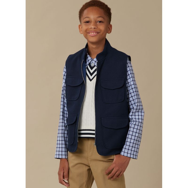 Patron McCall's 8537.K5 - Gilets, haut et chemise pour enfants et garçons