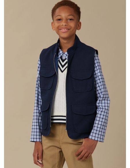 Patron McCall's 8537.K5 - Gilets, haut et chemise pour enfants et garçons