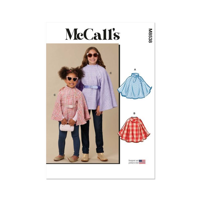 Patron McCall's 8538.K5 - Capes pour enfants