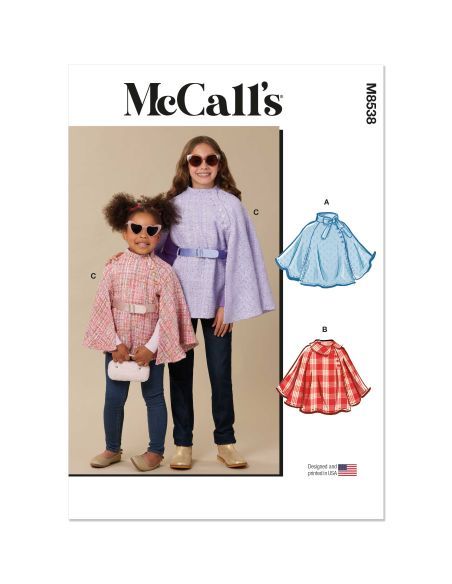 Patron McCall's 8538.K5 - Capes pour enfants