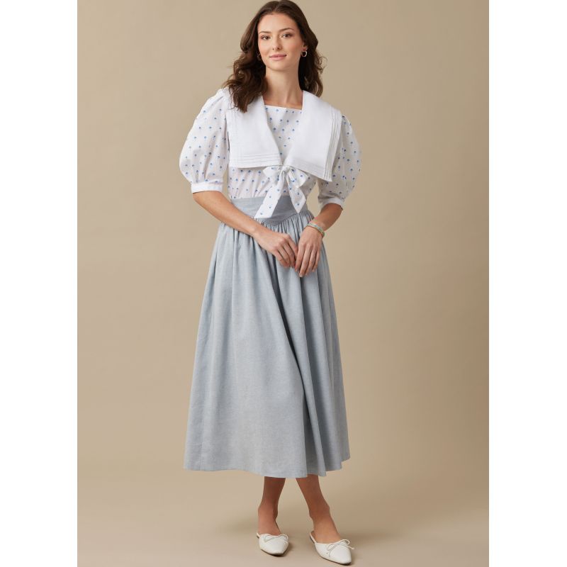 Patron McCall's 8540.H5 - Haut et jupe pour femme