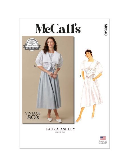 Patron McCall's 8540.U5 - Haut et jupe pour femme