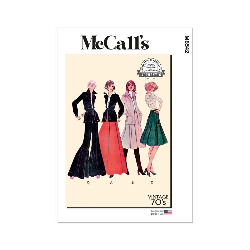 Patron McCall's 8542.A - Veste pour femme
