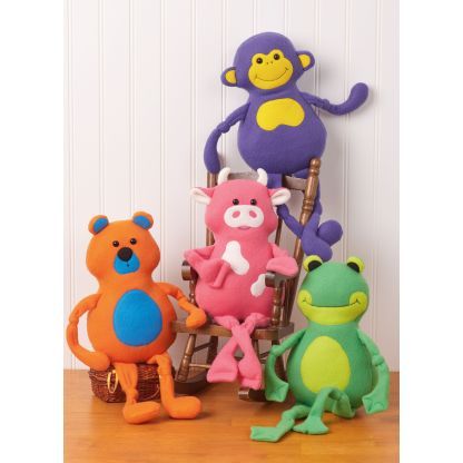 Patron McCall's M8546.OS - Peluches Animales à Confectionner 2