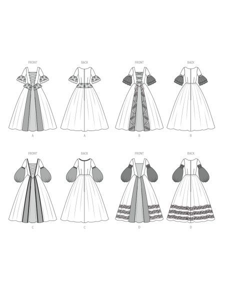 Patron McCall's 8549.BB - Robe élégante et personnalisable