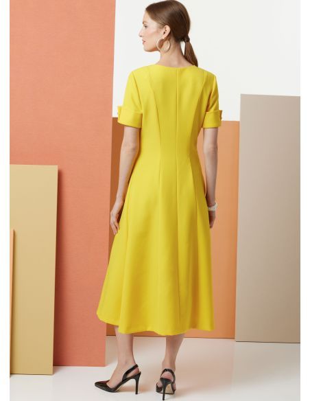 Patron Butterick 7005/E5 (42-50) - Robe ajustée et évasée